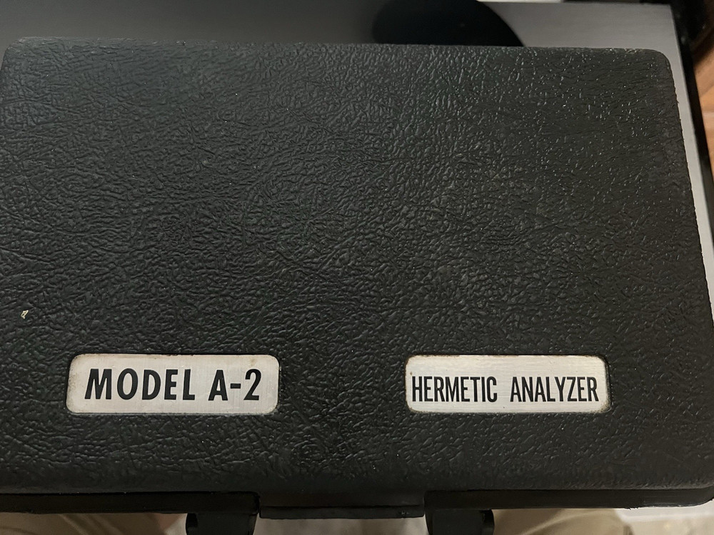 VIntage Hermetic Analyzer Model A-2