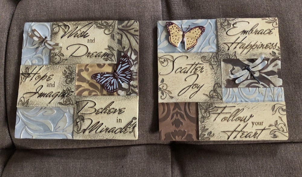 DECORATIVE HANGING ART 4 X 4 Inches