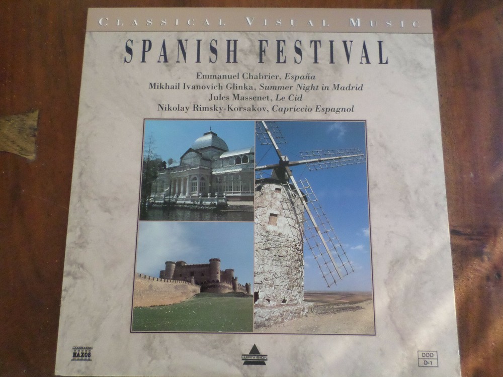 Classical Visual Music SpanishFestival Dolby STEREO CLV Laserdisc