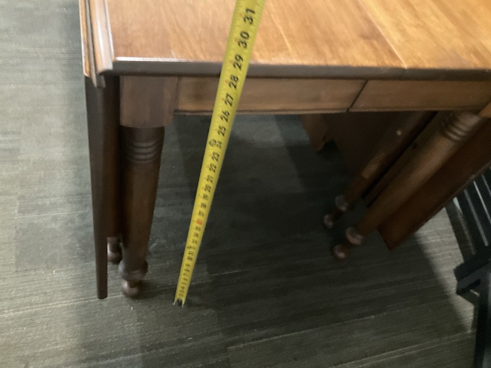 Willett Solid Lancaster County Maple Drop Leaf Table Gateleg W/Leaf 86" X 42" EX
