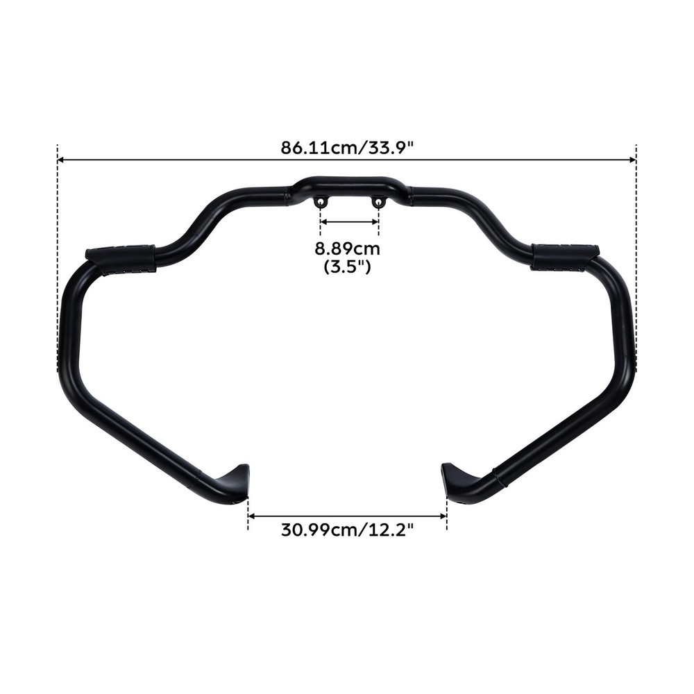 Black Engine Guard Crash Bar for Chieftain Dark Horse 2016-2023