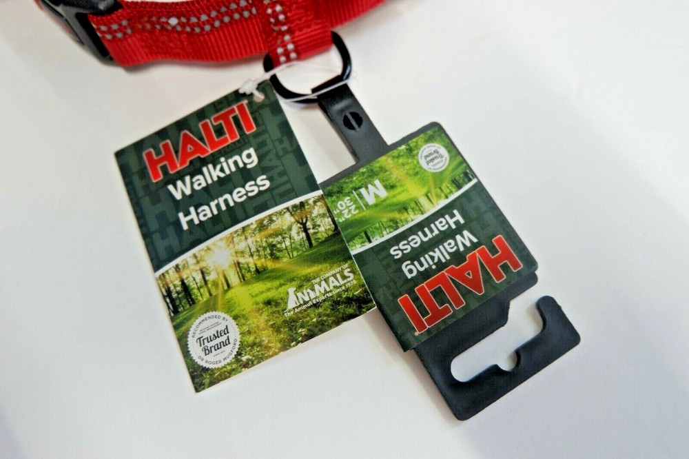 Halti Dog Walking Harness Medium 22" - 30" RED