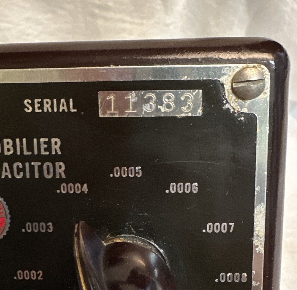 Vintage Cornell-Dubilier Decade Capacitor Model CDA 5