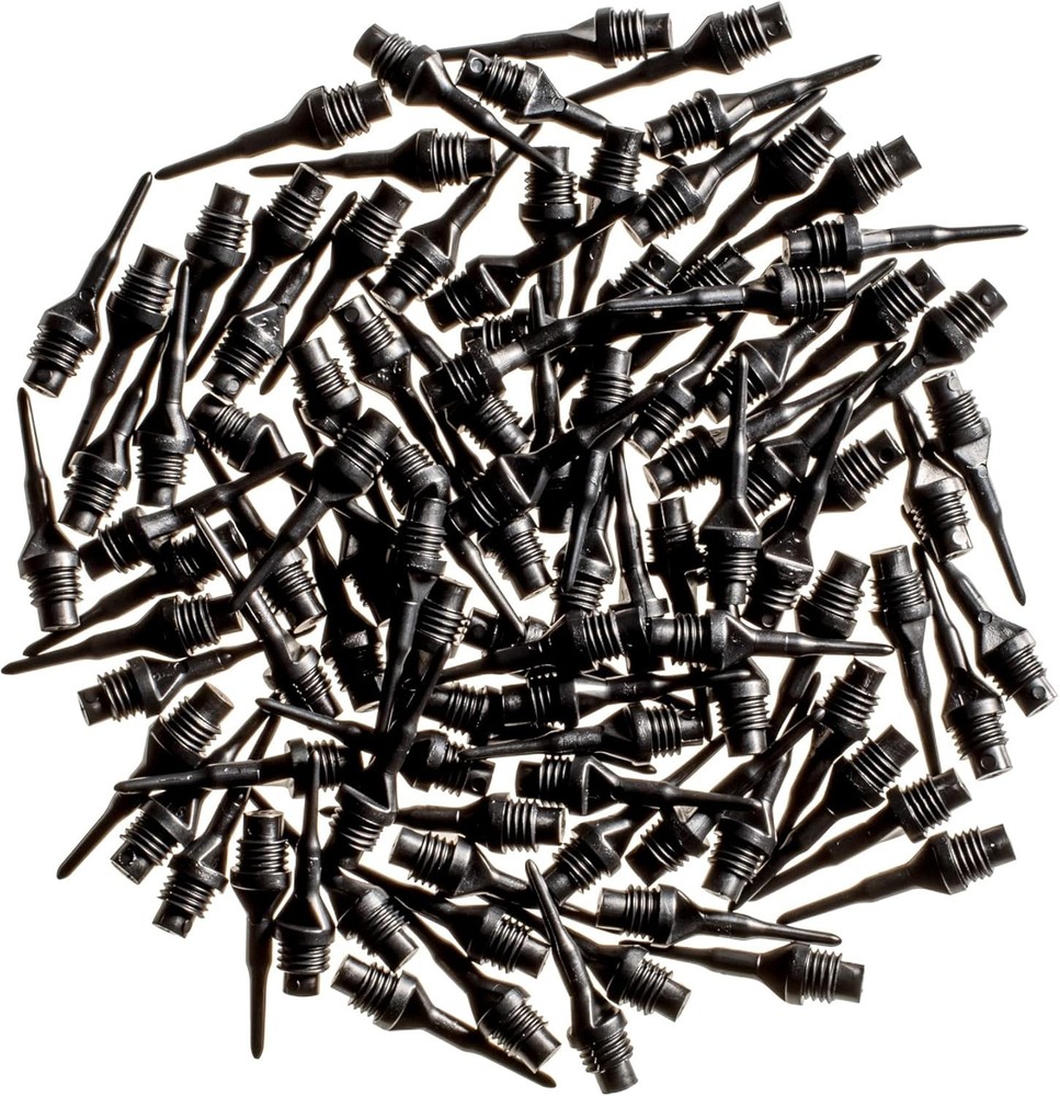 Dart Accessory: Tufflex II 1/4" Thread Soft Tip Points, 100 Pack
