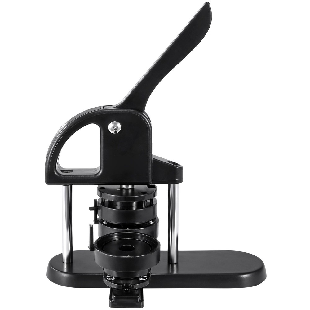 DIY Button Maker Kit: 3-Size Pin Press, ABS Body, Ergo Handle, Panda Book
