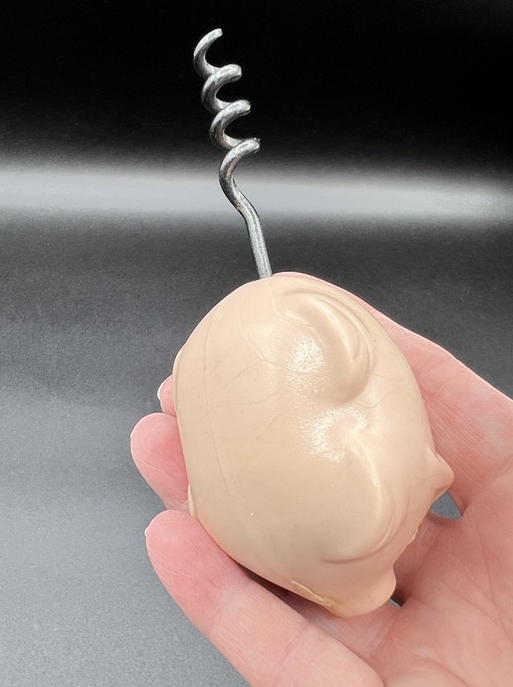 Vintage Hard Plastic Pig Cork Screw