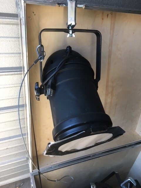 Used stage lighting system