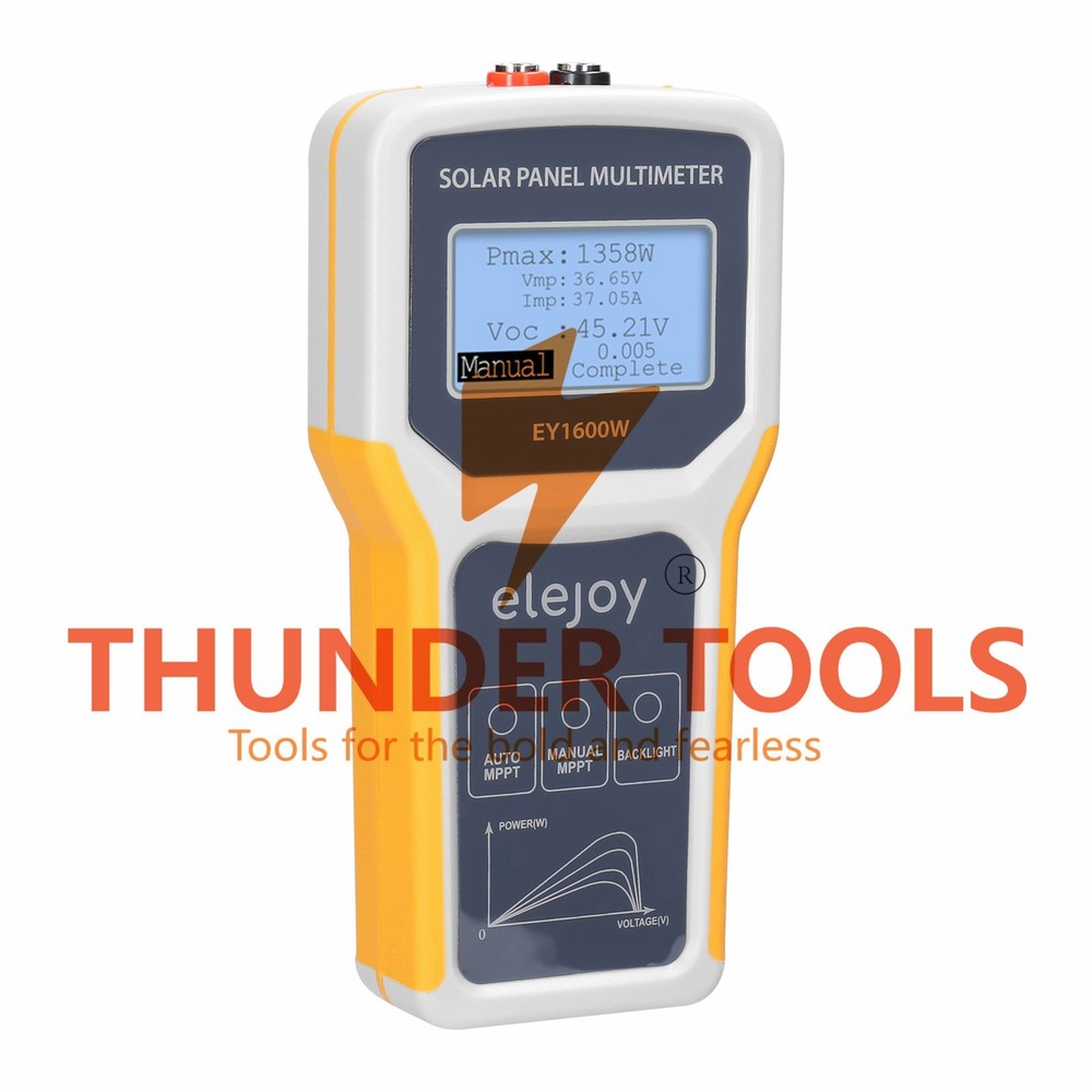 Thunder Tools 1600W Photovoltaic Panel Multimeter Solar Panel MPPT Tester