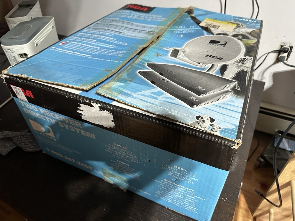 DirecTV 2 Room Receiver Setup VINTAGE