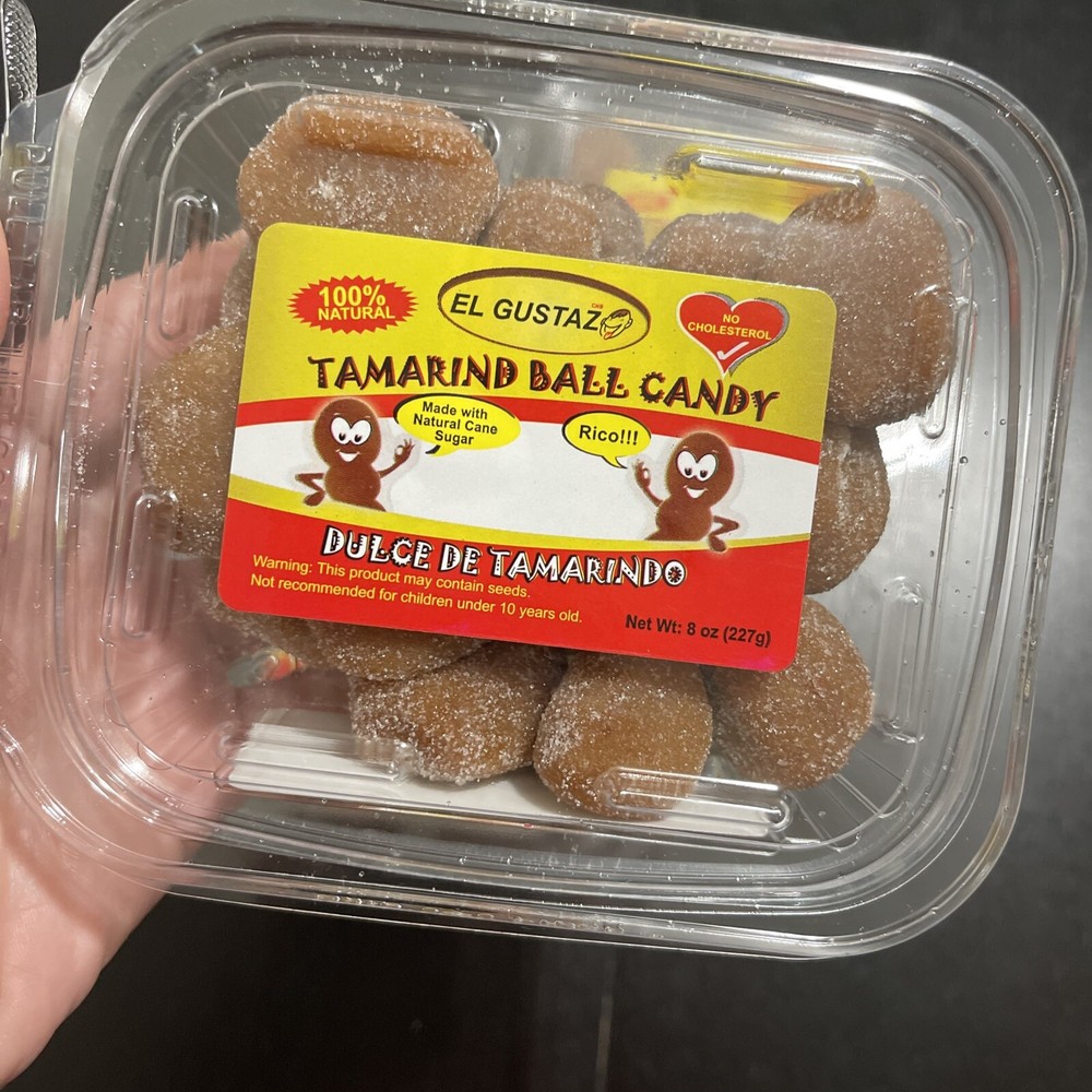 El Gustazo Tamarind Ball Candy 8 Oz