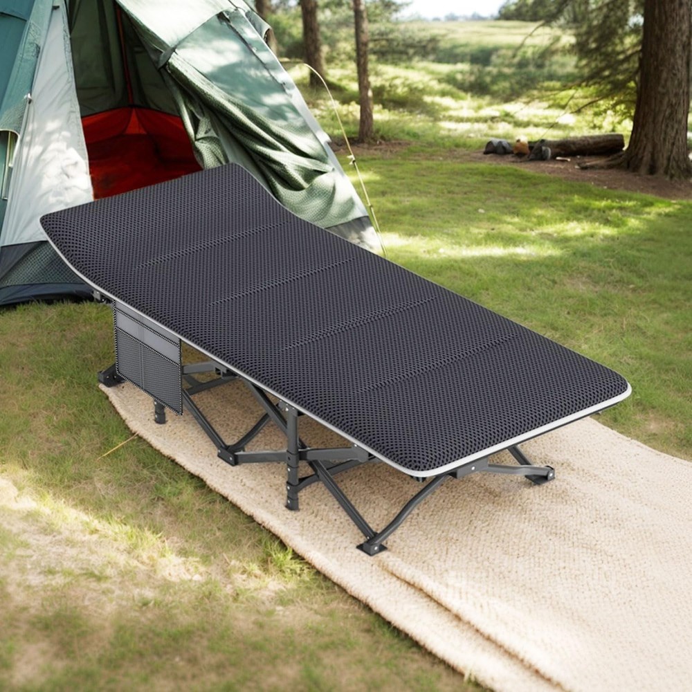 Folding Tent Cot for Adults - Comfortable Sleeping Solution