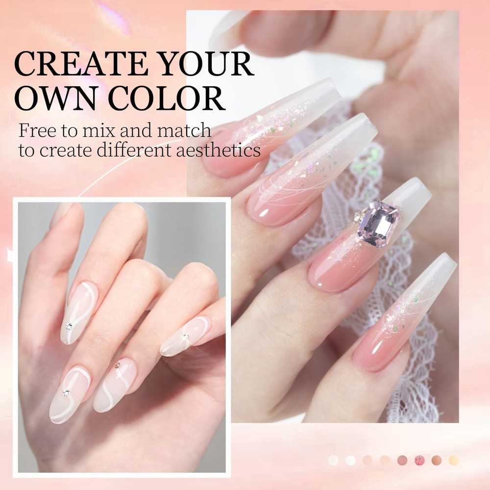 Acrylic Nail Kit with Drill & U V Light - Complete Starter Set for Beginners Wit