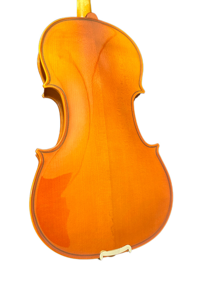 🎻 4/4 Solid Wood Beginner Violin Outfit – Spruce Top & Maple Back, Case & Bow