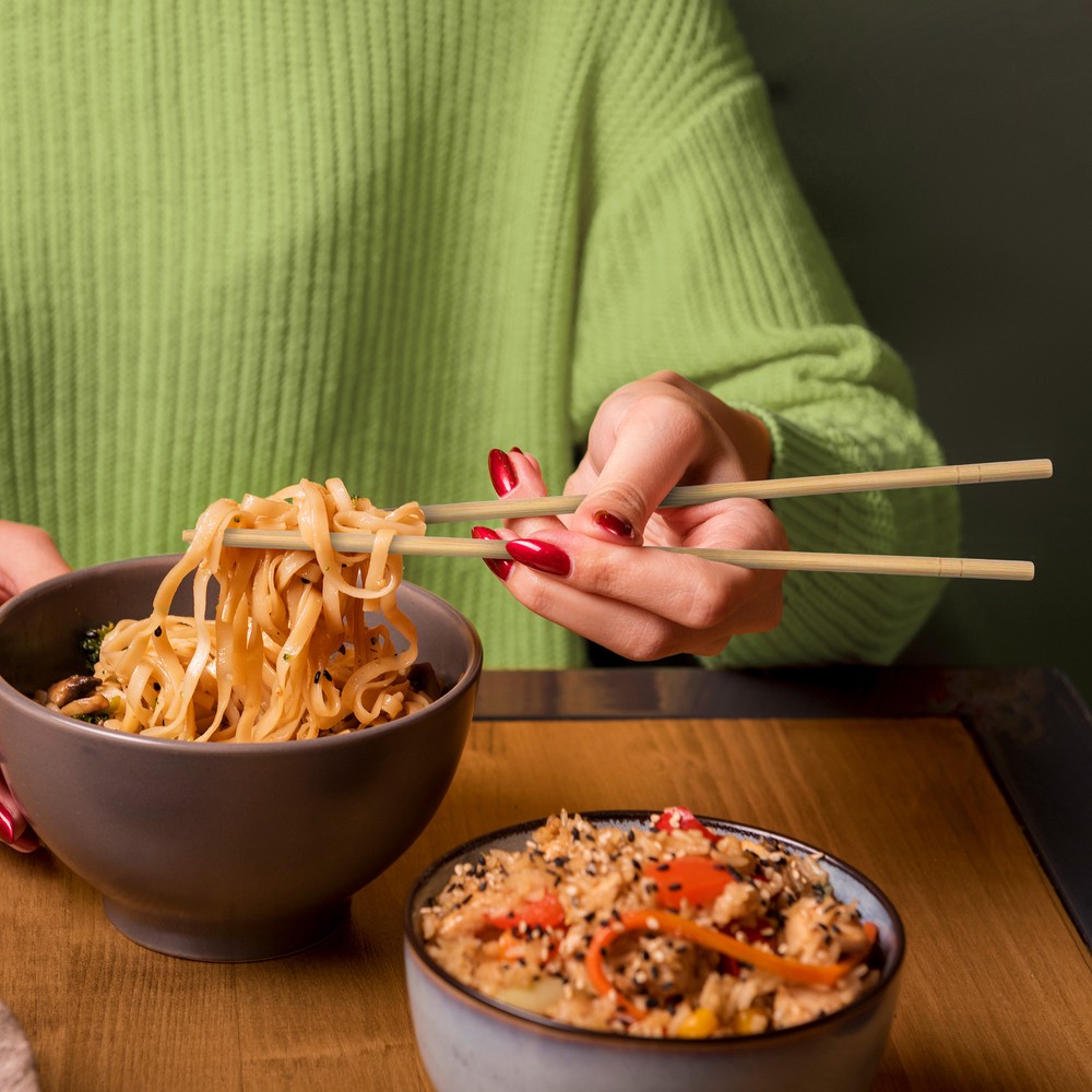 Disposable Bamboo Chopsticks, 9" Long, Individually wrapped