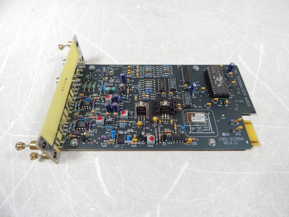 Sigma Electronics CBG-2155A2 Color Bar Tone ID Generator Module