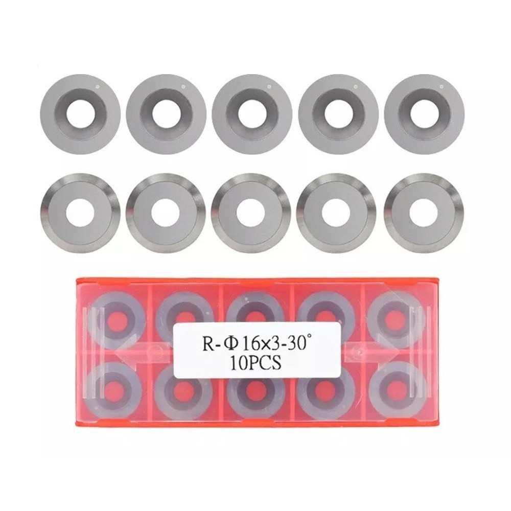 Professional grade round carbide inserts pack suitable for wood For Lathes