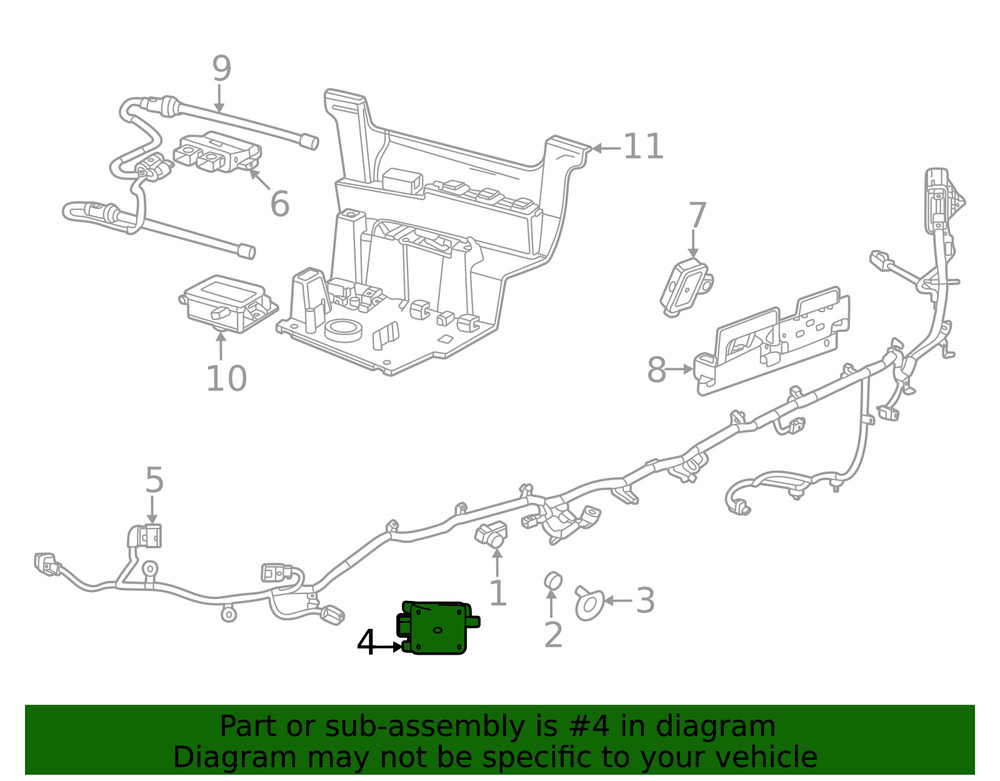 Genuine GM Blind Spot Radar 85530064