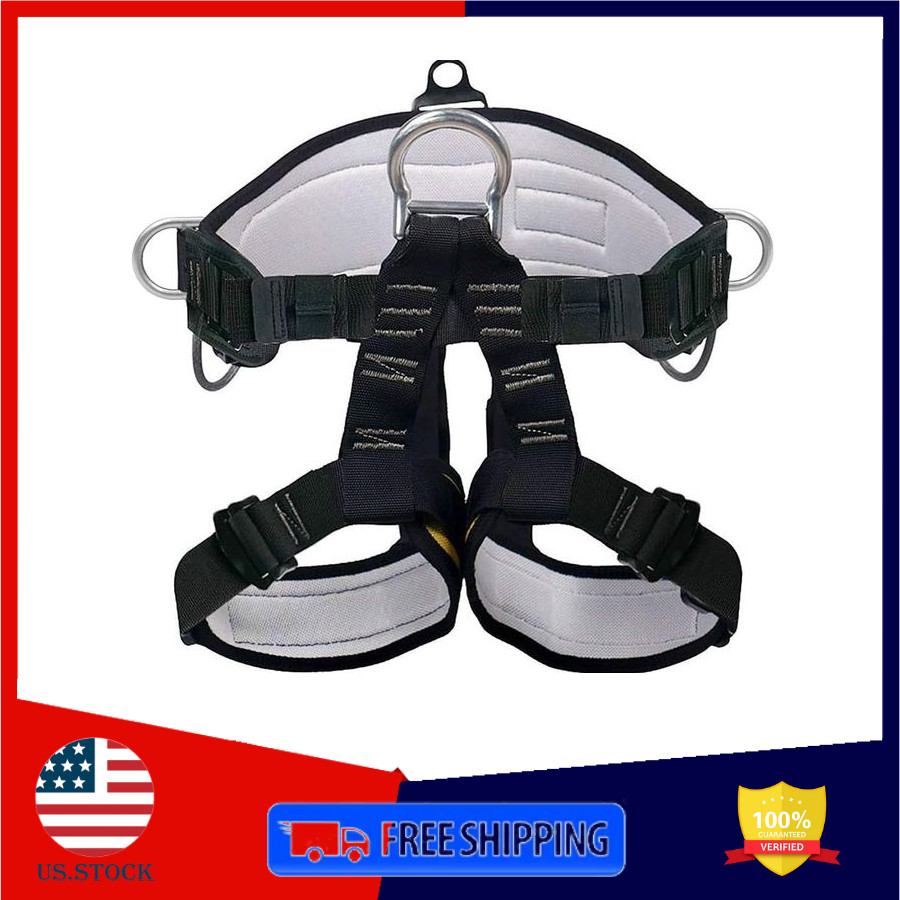 Thick Waist Safety Harness for Climbing, Rappelling & Tree Work
