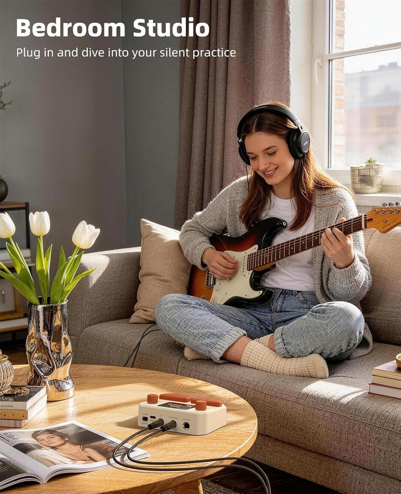 New Guitar Modeling IR Cabinets Multi-Effects Pedal Stereo 125 Effect Processor