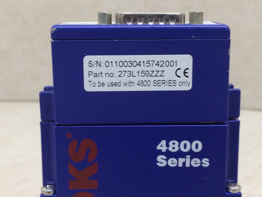 Brooks Instrument 24VDC 4800 Series Mass Flow Sensor Controller CO2 0-2 SLPM