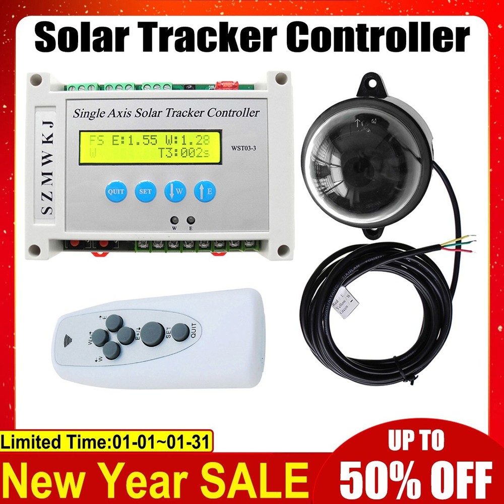 Single Axis Solar Tracker Controller &Remote Control for Solar Panel Tracking EL