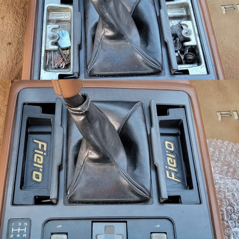 Pontiac Fiero Decorative Ashtray Insert SET - ABS Plastic.