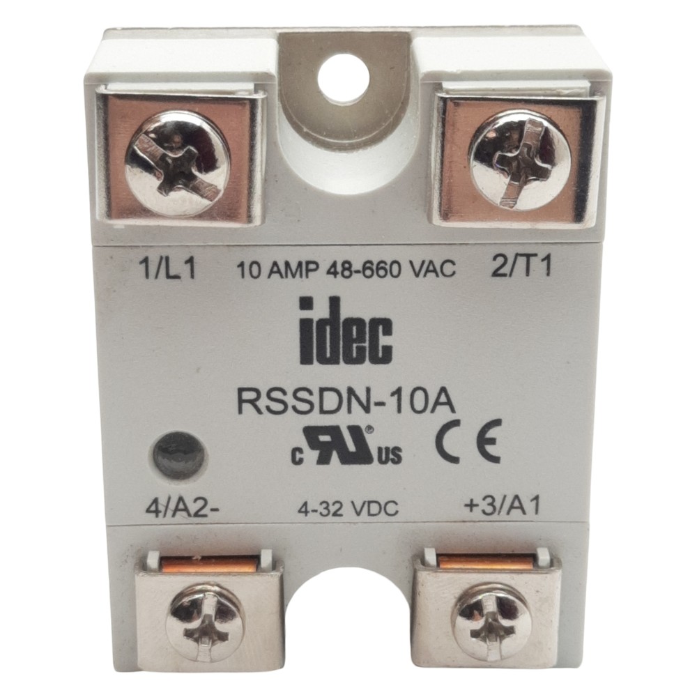 Idec RSSDN-10A Solid-State Relay, SPST-NO, 4-32VDC In, 48-660VAC 10A Out