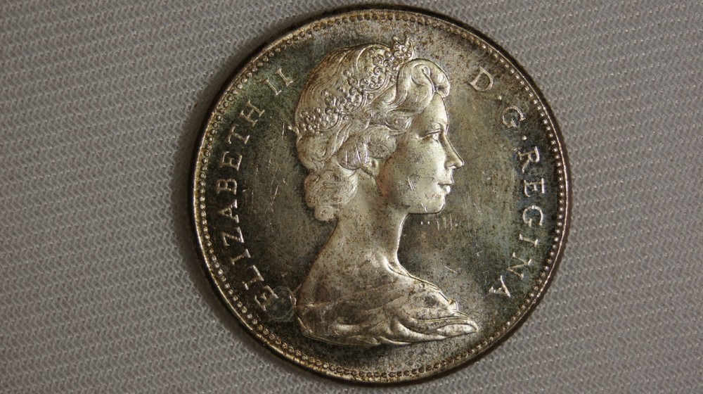 1967 Canada One Dollar Coin- 1$ - Proof- Toning