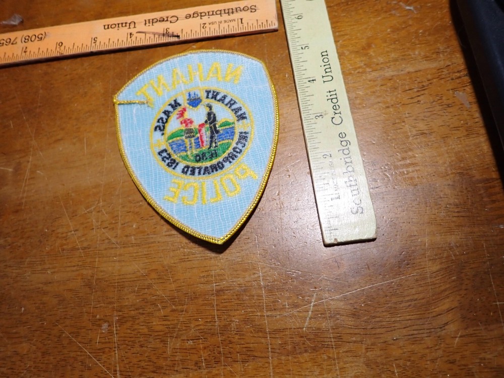 NAHANT CAPE COD MASSACHUSETTS EARLY VEST OBSOLETE PATCH BX AAA #15
