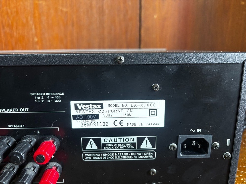 Vestax DJ SYSTEM CONTROL AMPLIFIER DA-X1000 Powermixer