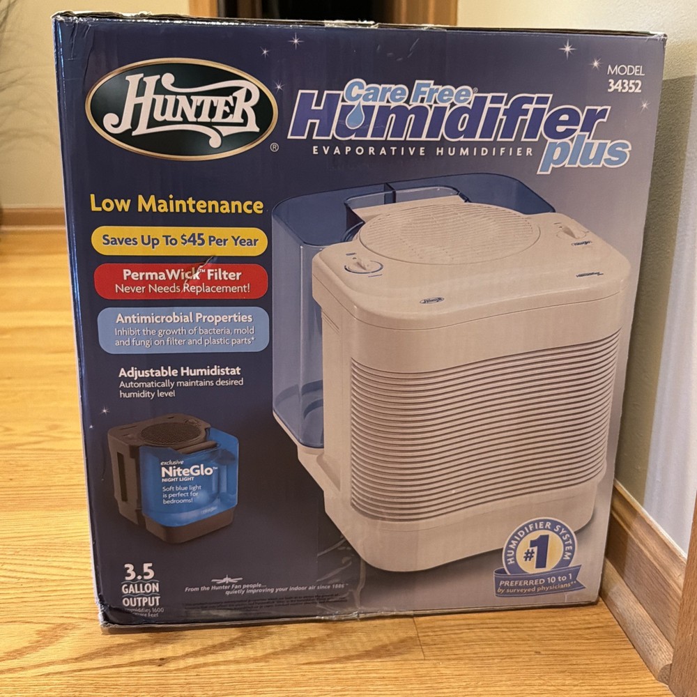 Hunter Care, Free Humidifier Plus Model Number 34352