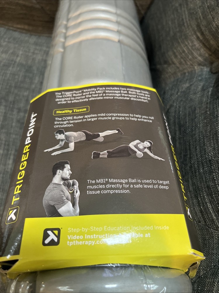 Trigger Point Mobility Pack: Grid Foam Roller And MB1 Massage Ball NWT