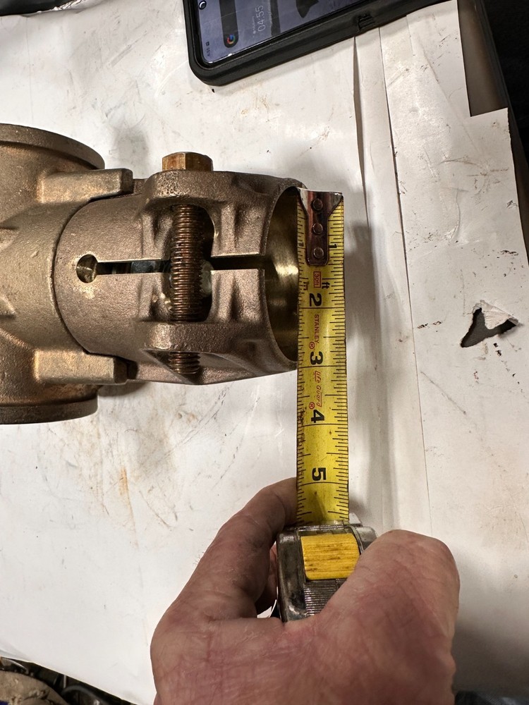 Bronze Hinged Pipe Support 3" diameter