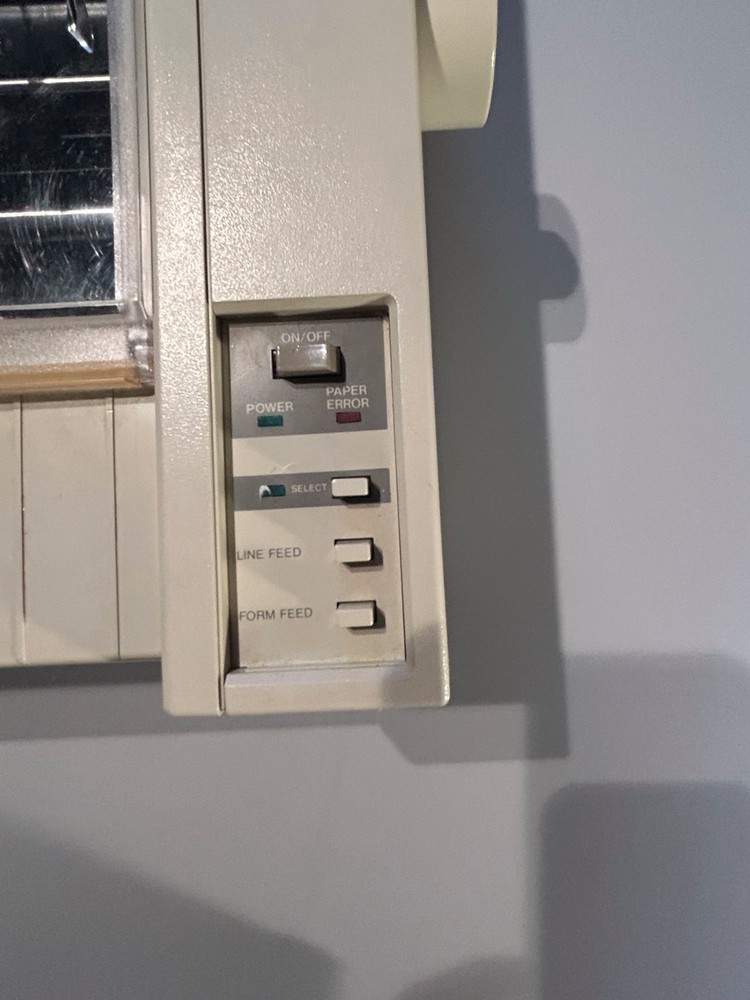 Apple ImageWriter A9M0303 Vintage Printer TESTED has issues