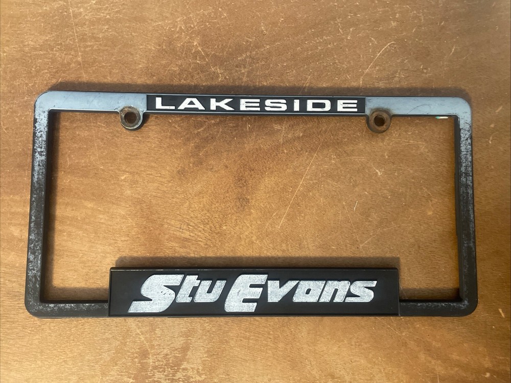 Stu Evan’s Lakeside Michigan License Plate Frame Plastic