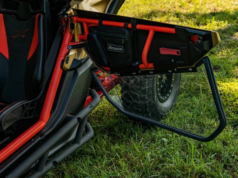 SuperATV Clear Lower Doors for Can-Am Maverick X3 (2017+)