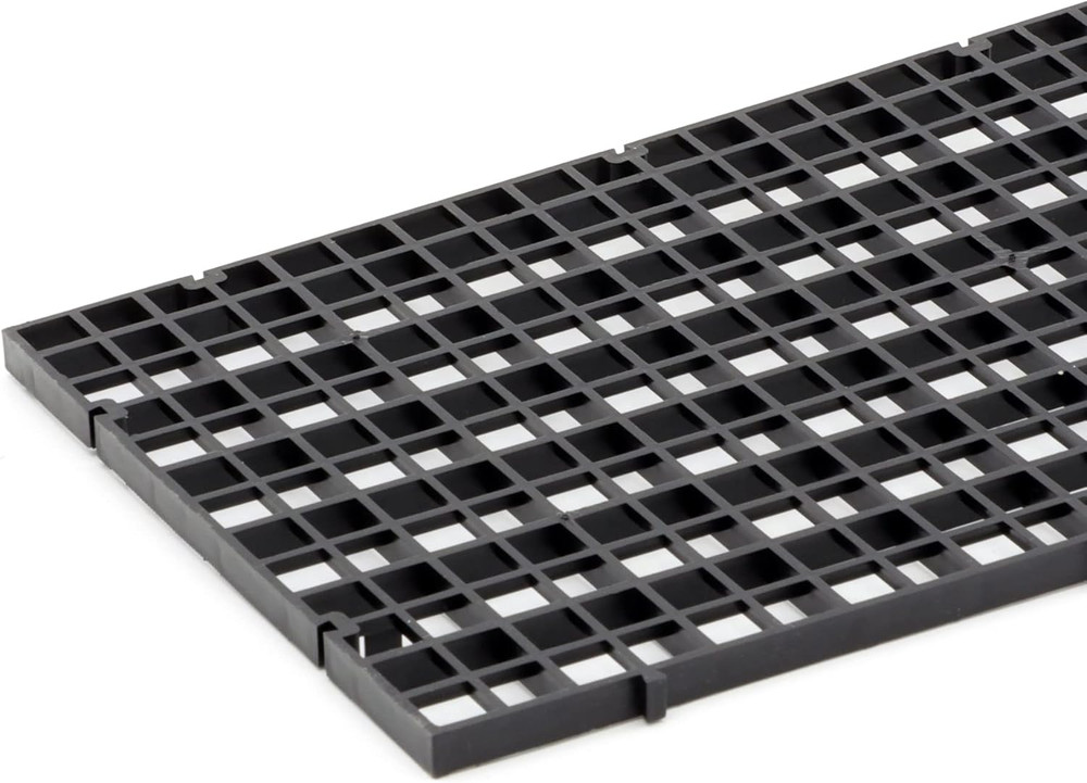 Aquarium Fish Tank Bottom Isolation 4 Pcs, Plastic Egg Crate Grid Divider Tray E