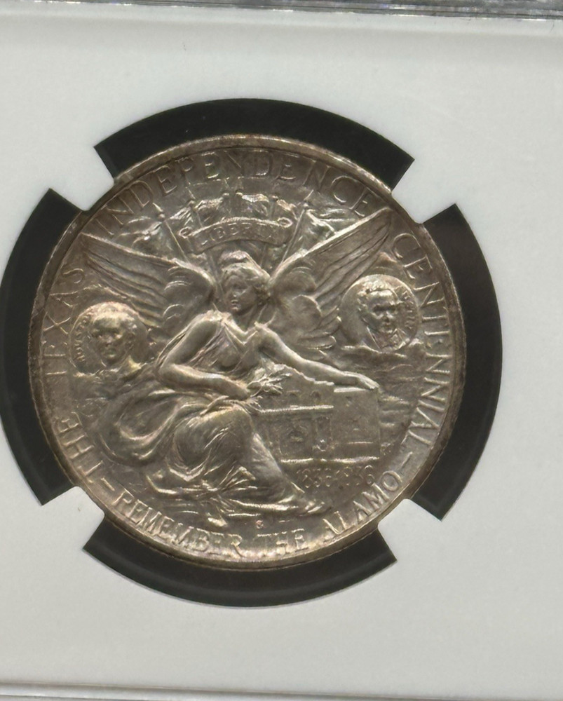 1935-S Texas Commemorative 50c Half Dollar NGC MS66 *SC