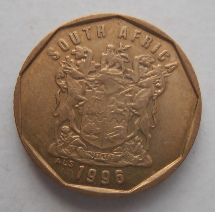 SOUTH AFRICA 10 CENT 1996