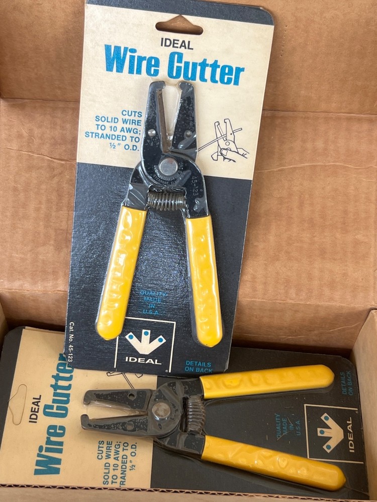 (Lot 9 Pcs) Ideal 45-123 Wire Cutter