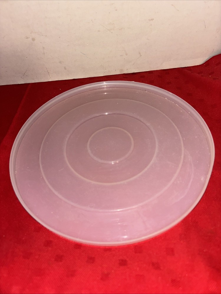9" Round Plastic Lid Estate Find