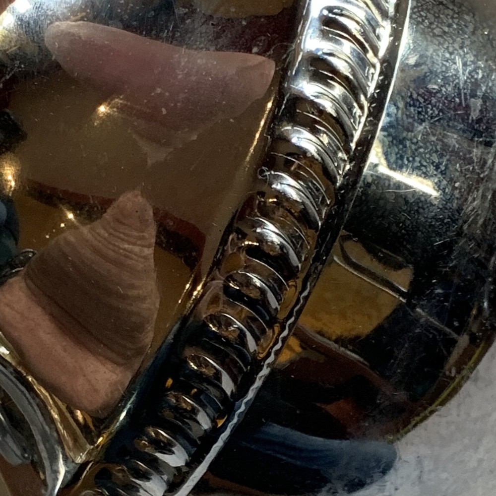 VINTAGE WATER PITCHER WITH HANDLE- CHROMIUM LB PLATED