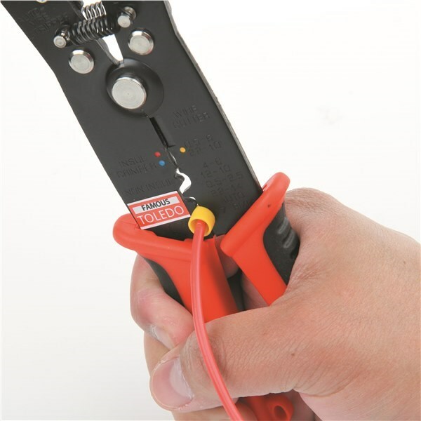 FAMOUS TOLEDO WS210 AUTOMATIC WIRE STRIPPER WITH CUTTER & CRIMPER