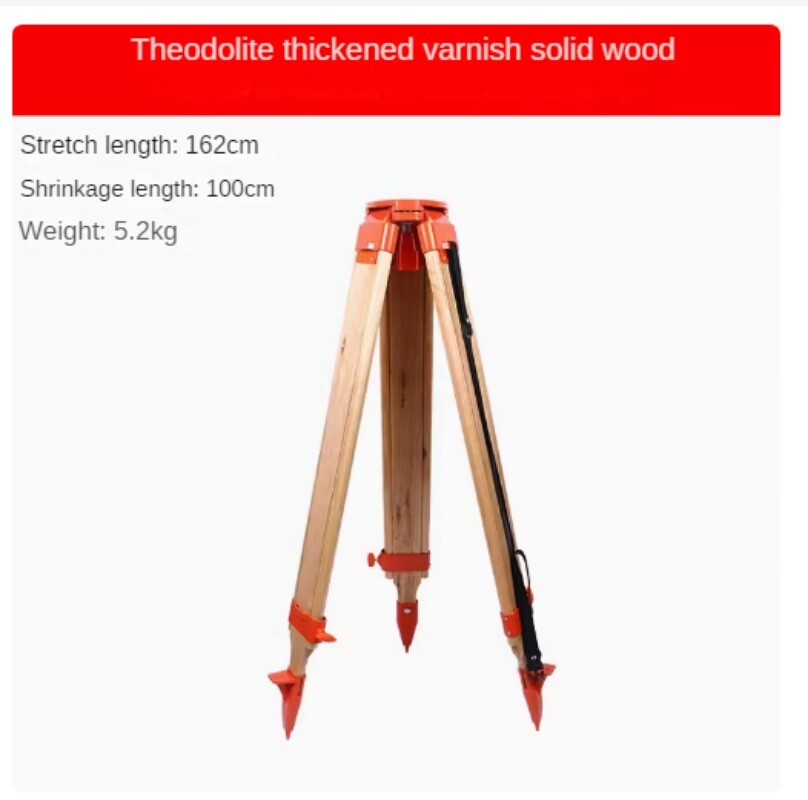 Thickened Varnished Solid Wood Levelling and Warp Beam Holder Accessories