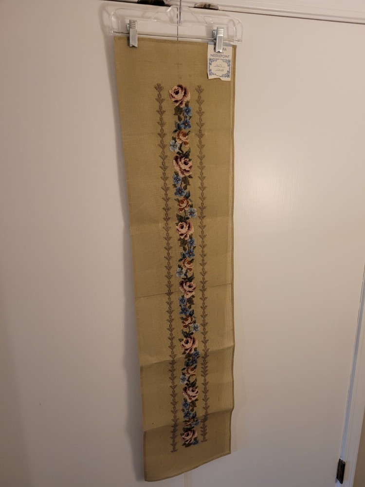 Madeira Luxury Needlepoint 12 x 48 Center Worked Bell Pull