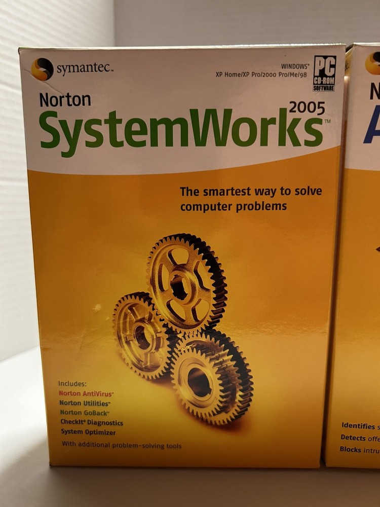 Symantec 2005 Norton SystemWorks, AntiSpam, Personal Firewall WINDOWS XP Home/Me
