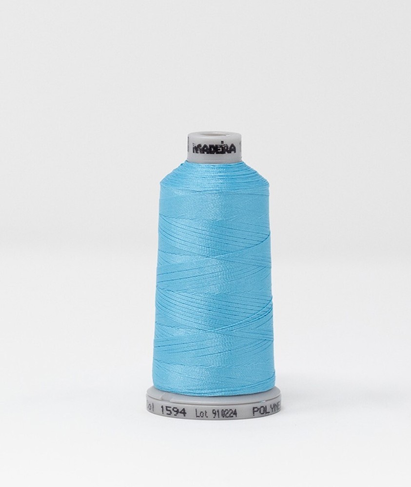 MADEIRA -- Ref. 1594 --  Cool Aqua Blue  -- Polyneon Thread - #40 -- 1100 yards