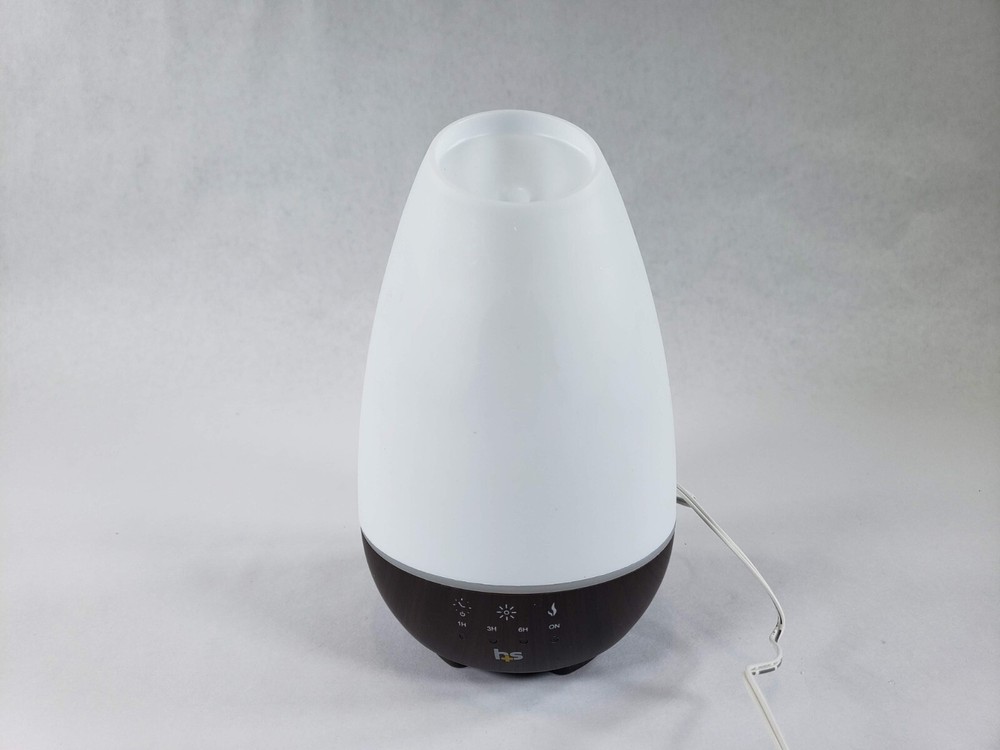 HealthSmart Essential Oil Diffuser, Cool Mist Humidifier, 500ML Tank, White