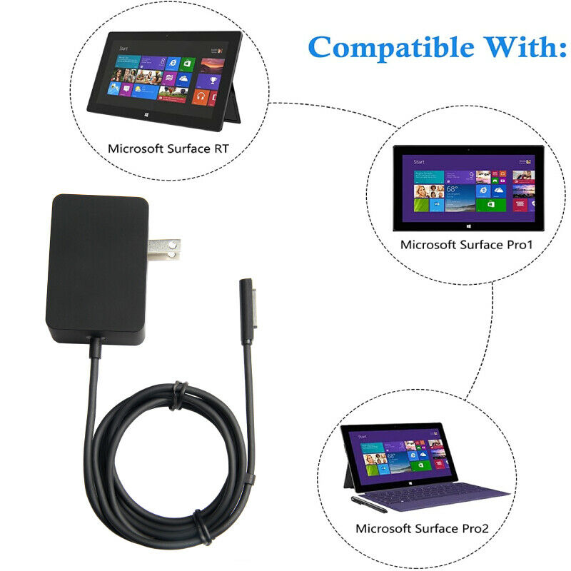 Adaptor Charger For Microsoft Surface Pro/Pro 2/RT 10.6 Windows 8 Tablet adapter