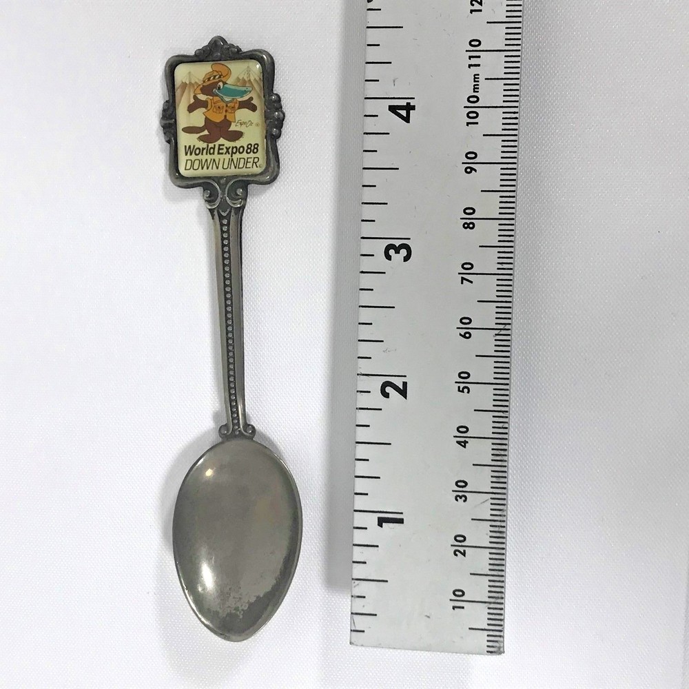 Galaxy World Expo 88 Down Under Silverplated Souvenir Spoon